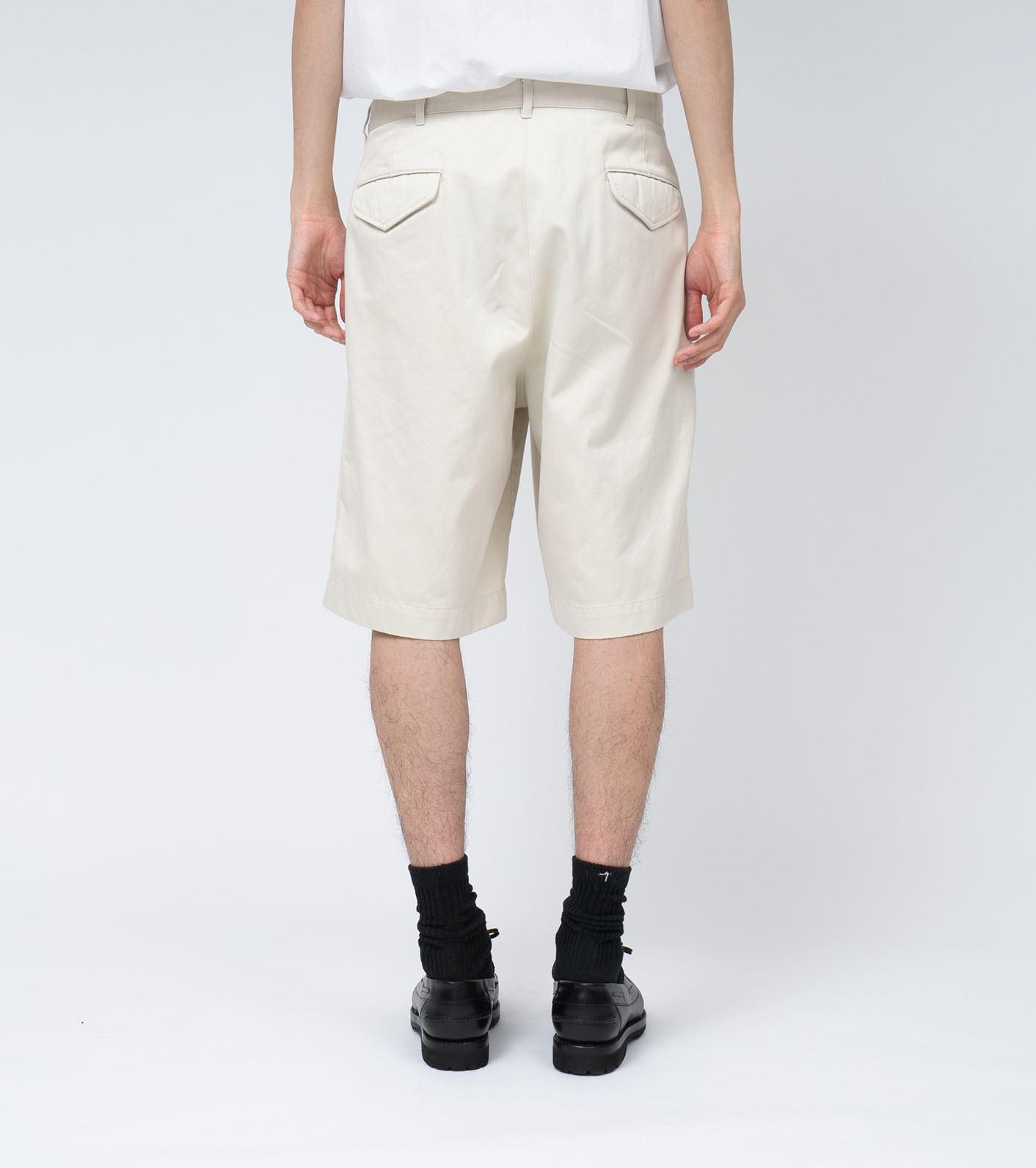 Double Pleat Chino Shorts
