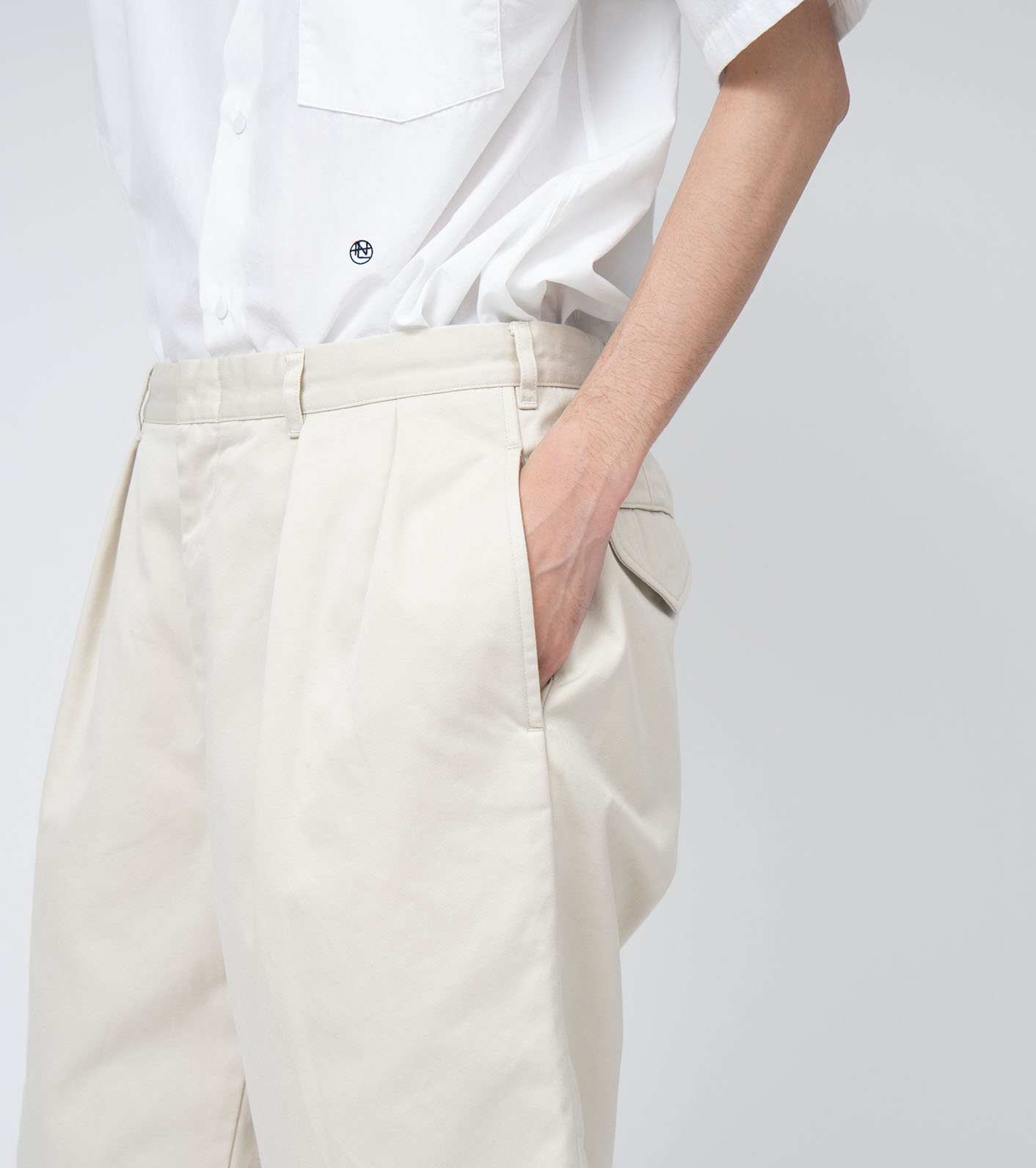 Double Pleat Chino Shorts