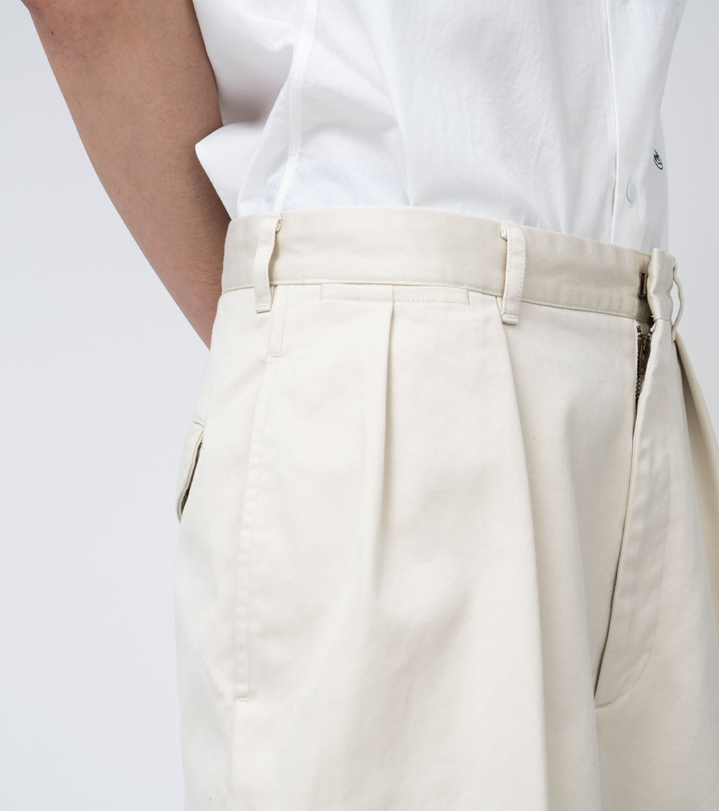 Double Pleat Chino Shorts