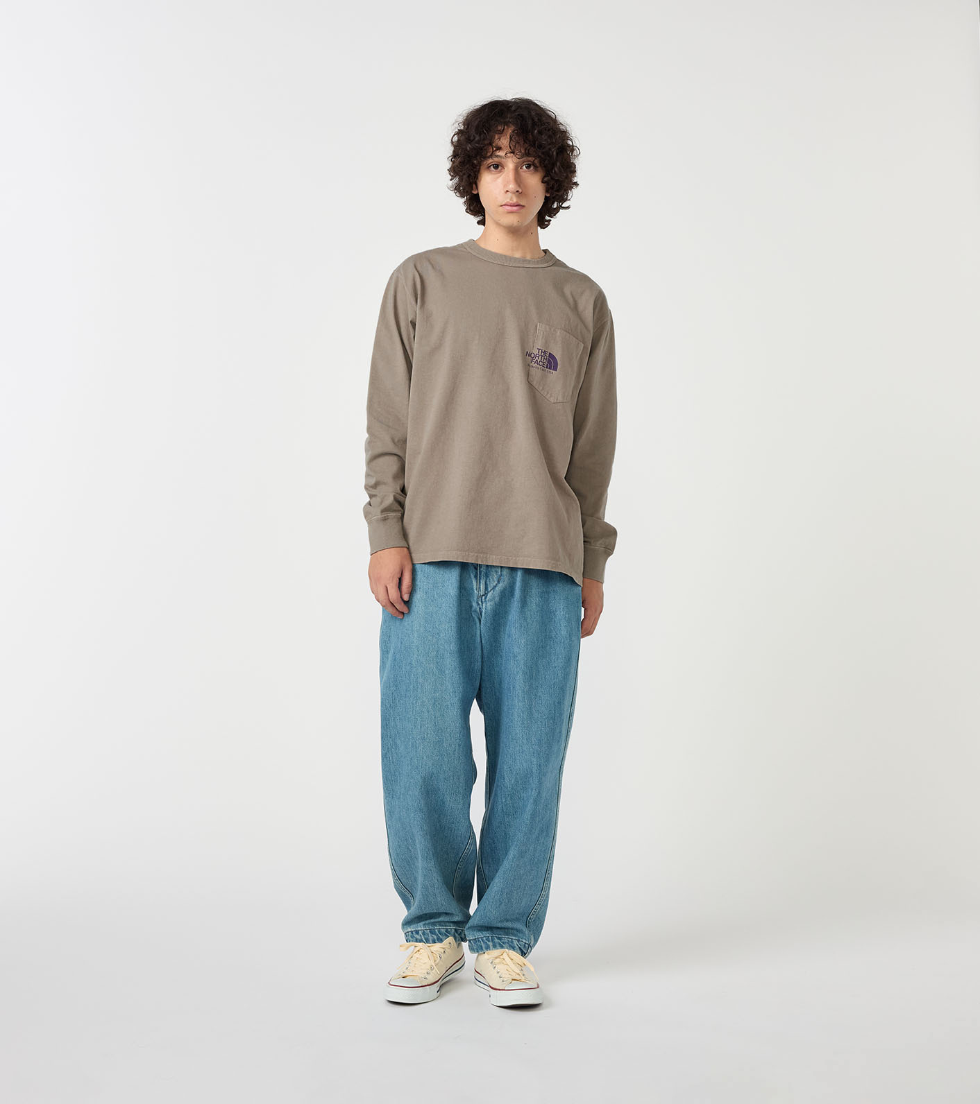 7oz Field Long Sleeve Pocket Tee