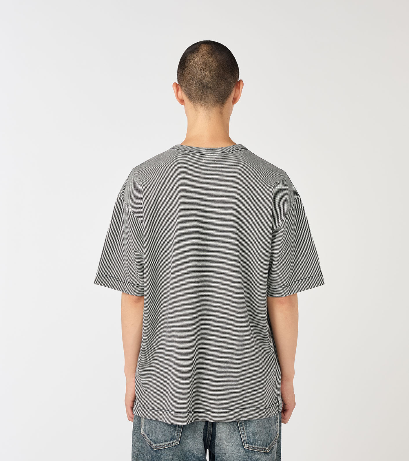 Micro Stripe Pocket Tee