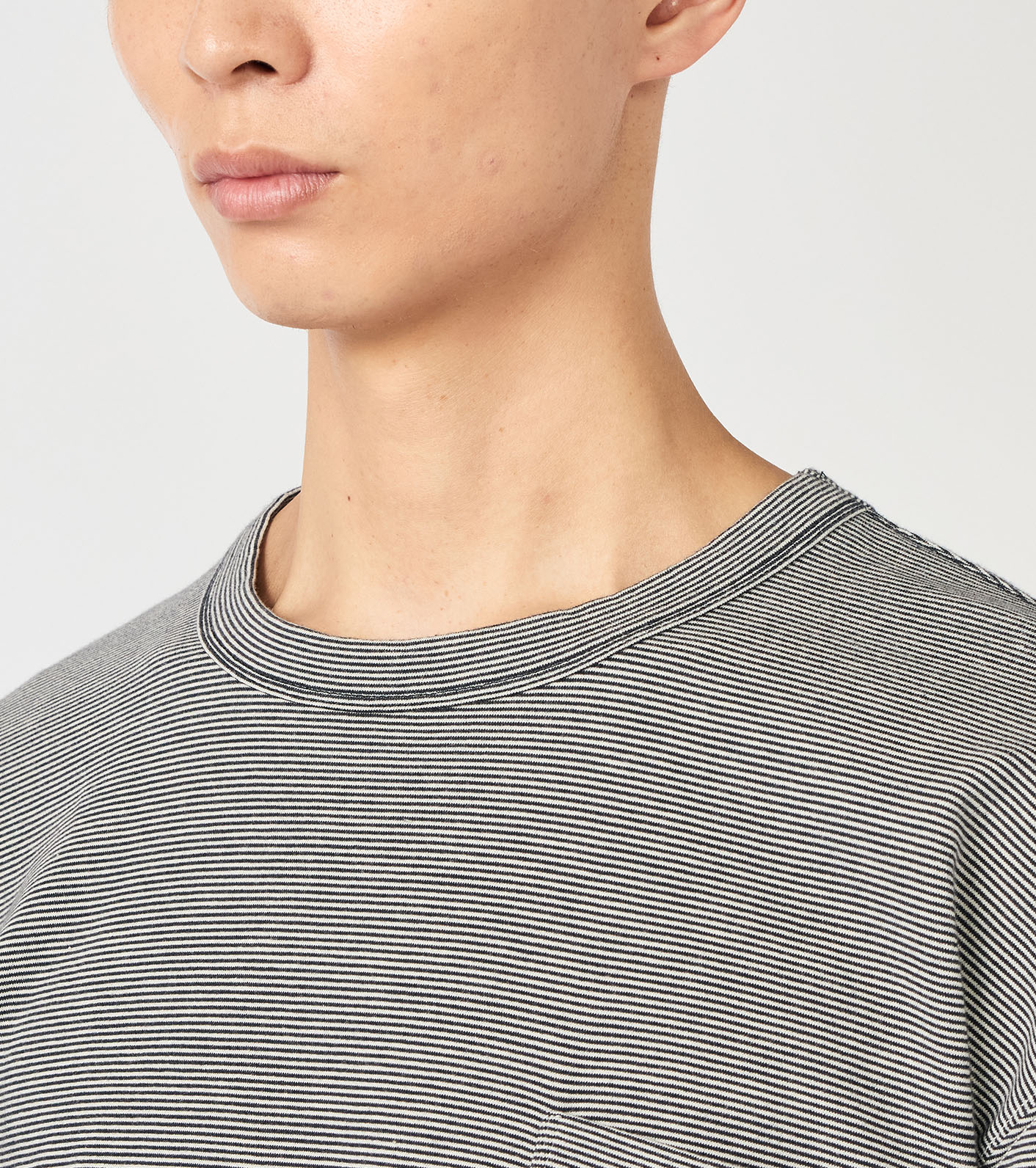 Micro Stripe Pocket Tee