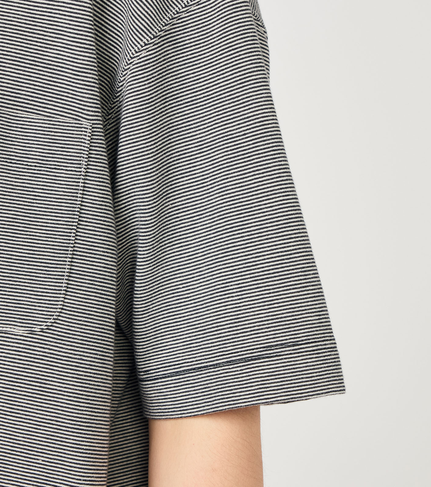 Micro Stripe Pocket Tee