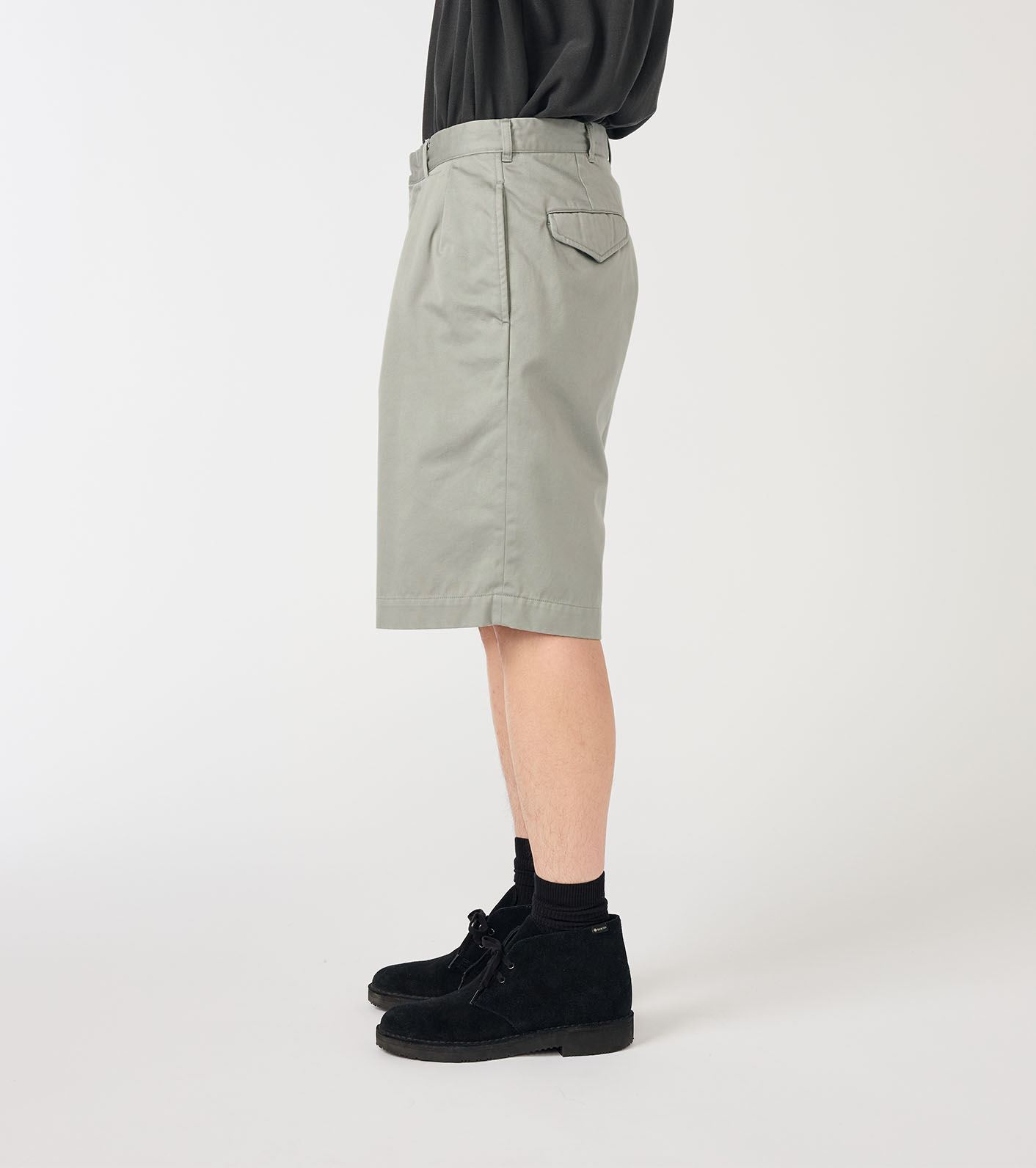Double Pleated Chino Shorts