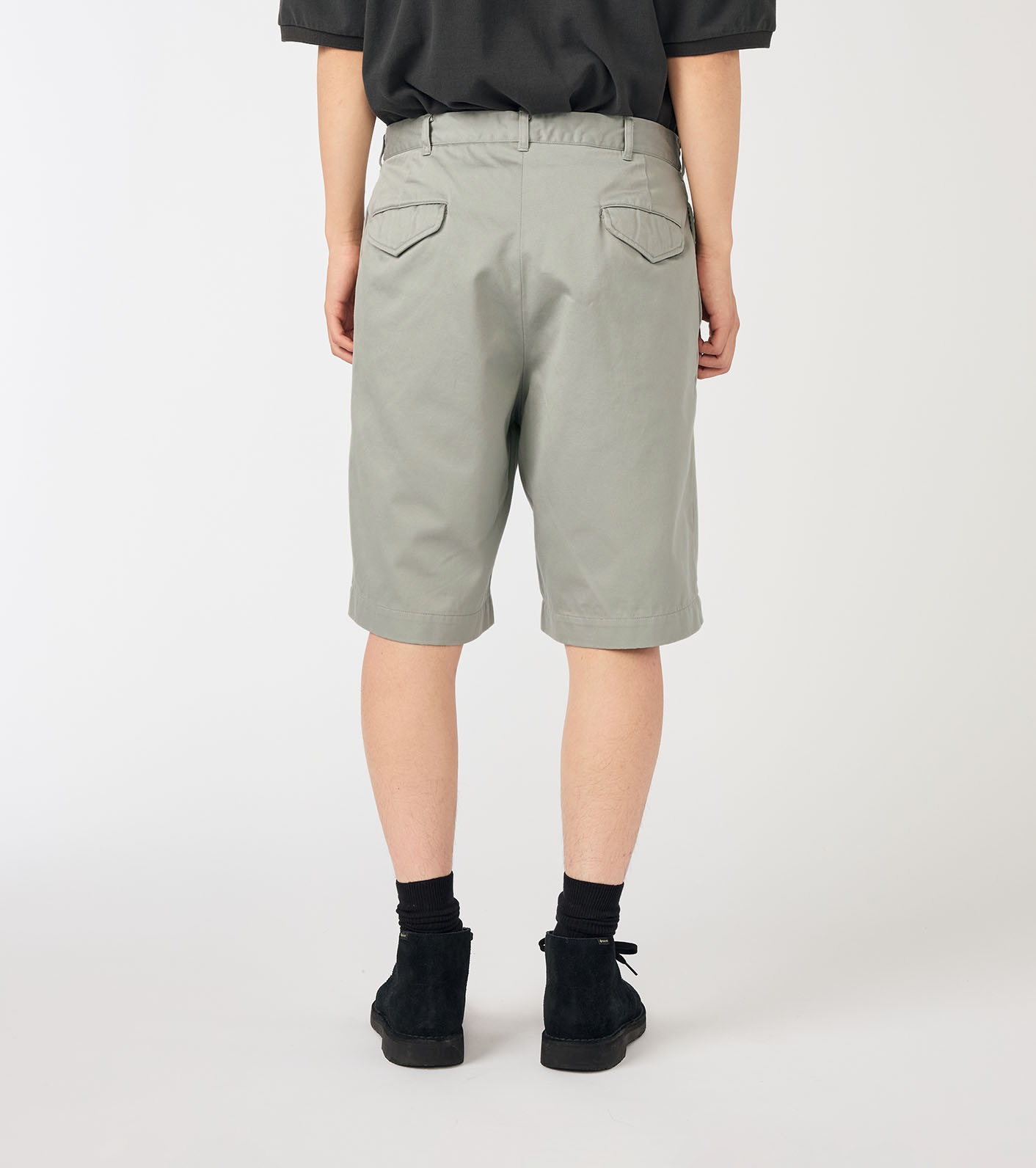 Double Pleated Chino Shorts