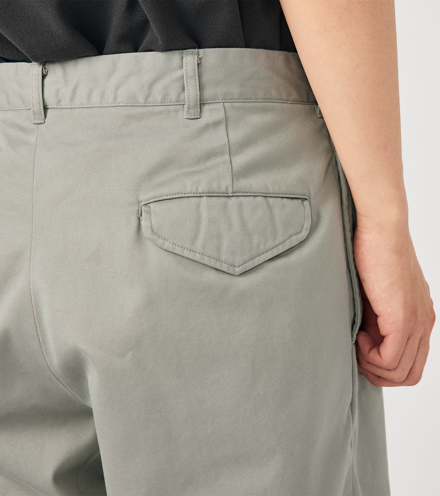Double Pleated Chino Shorts
