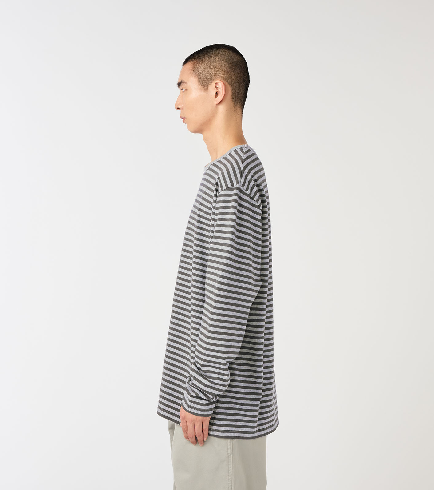 COOLMAX Stripe Jersey L/S Tee