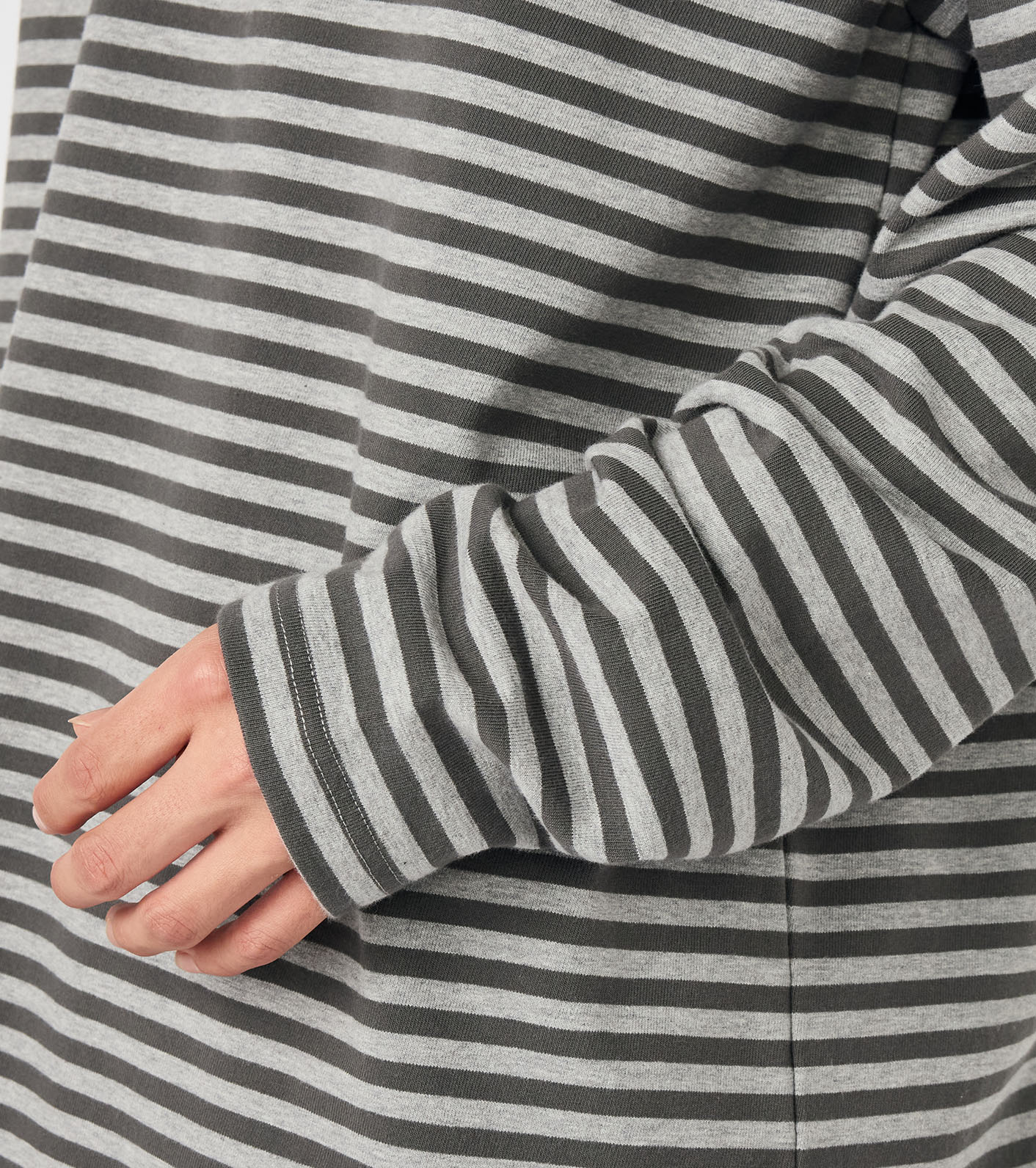 COOLMAX Stripe Jersey L/S Tee