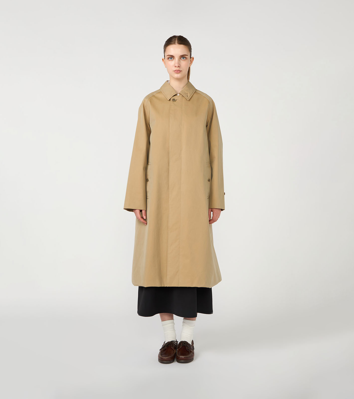 2L Cotton GORE-TEX Balmacaan Coat