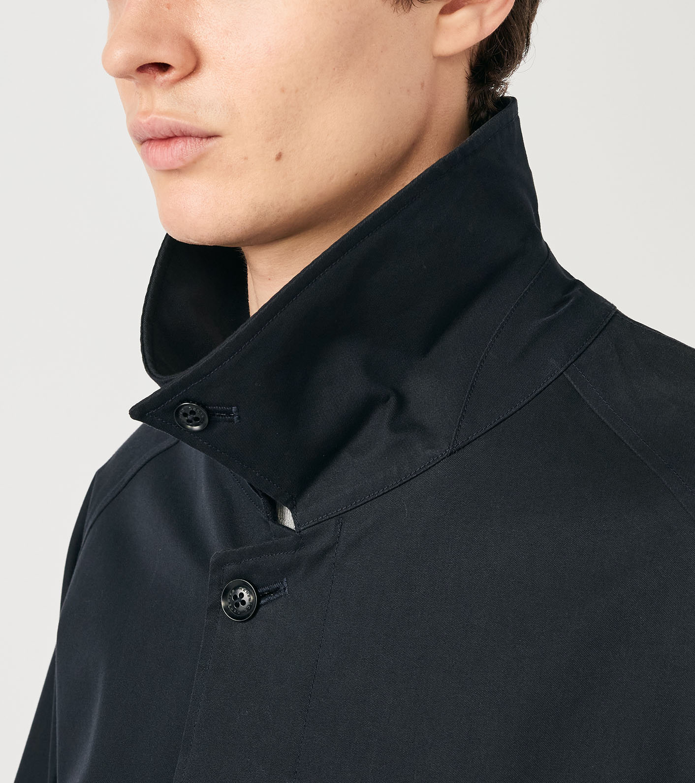 2L Cotton GORE-TEX Balmacaan Coat