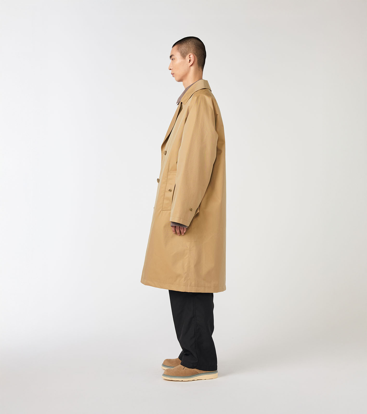 2L Cotton GORE-TEX Double Breasted Coat