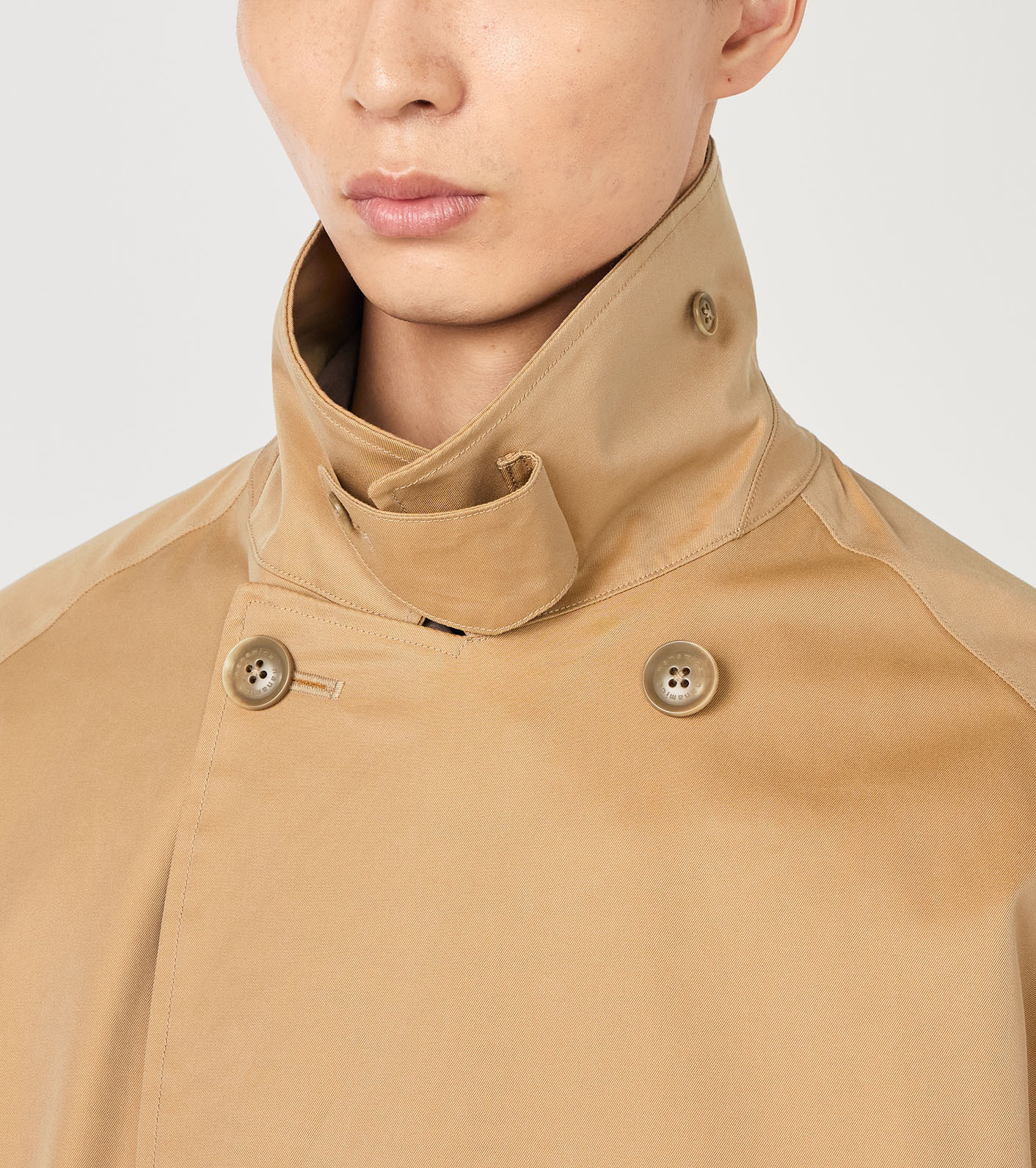 2L Cotton GORE-TEX Double Breasted Coat