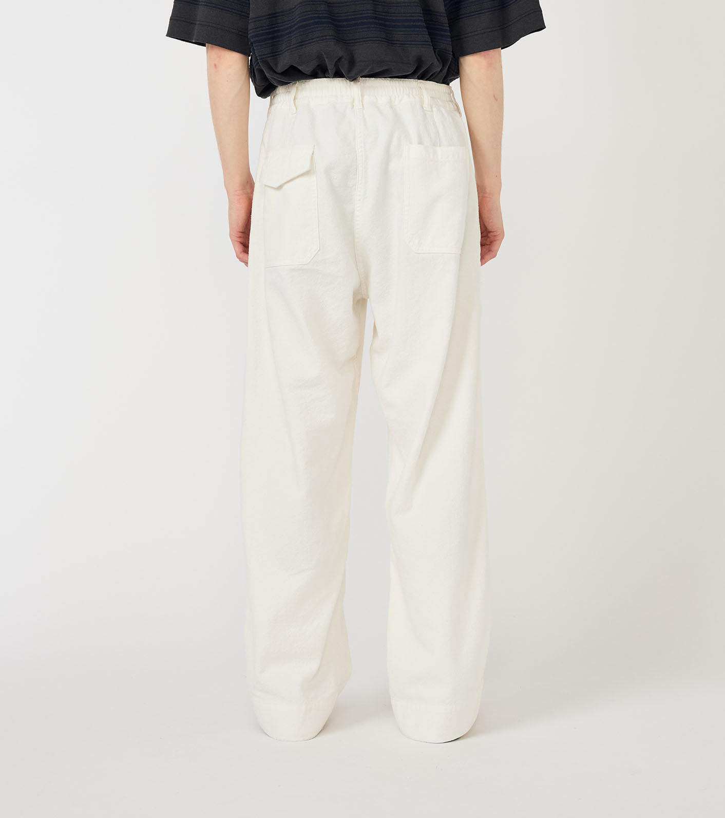 Silk Nep Cotton Twill Deck Pants