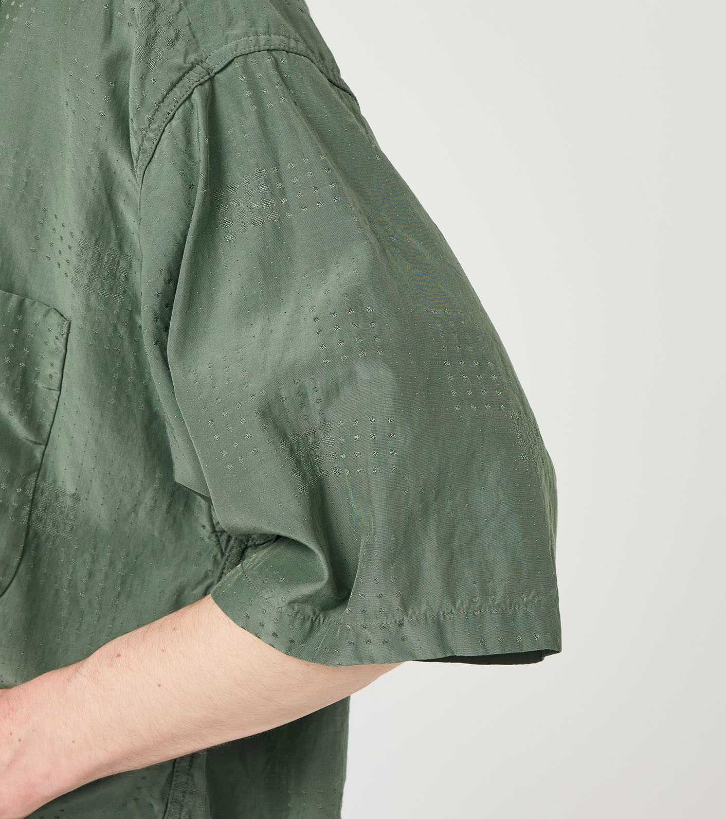 Open Collar S/S Shirt