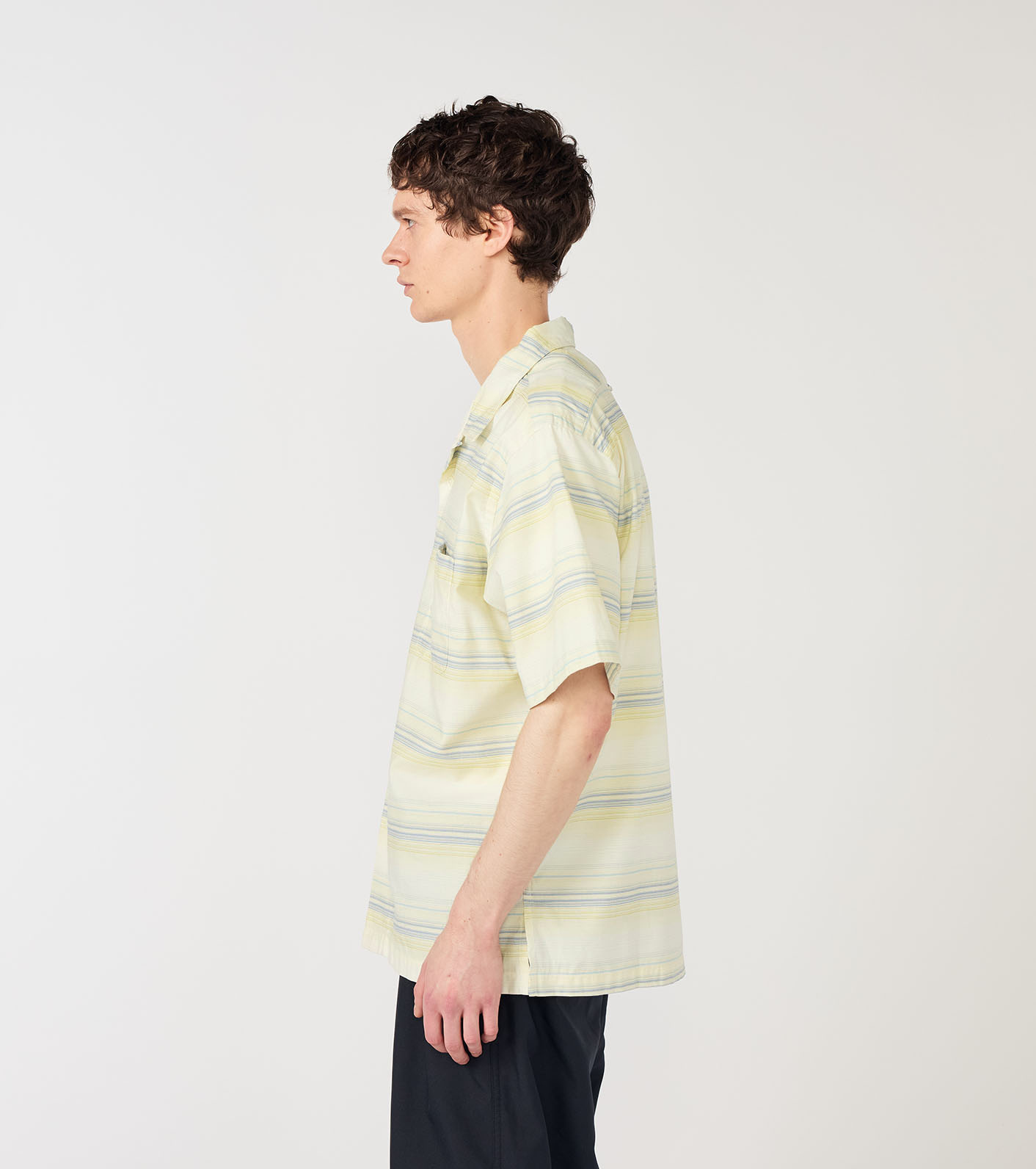 Open Collar Pique S/S Shirt