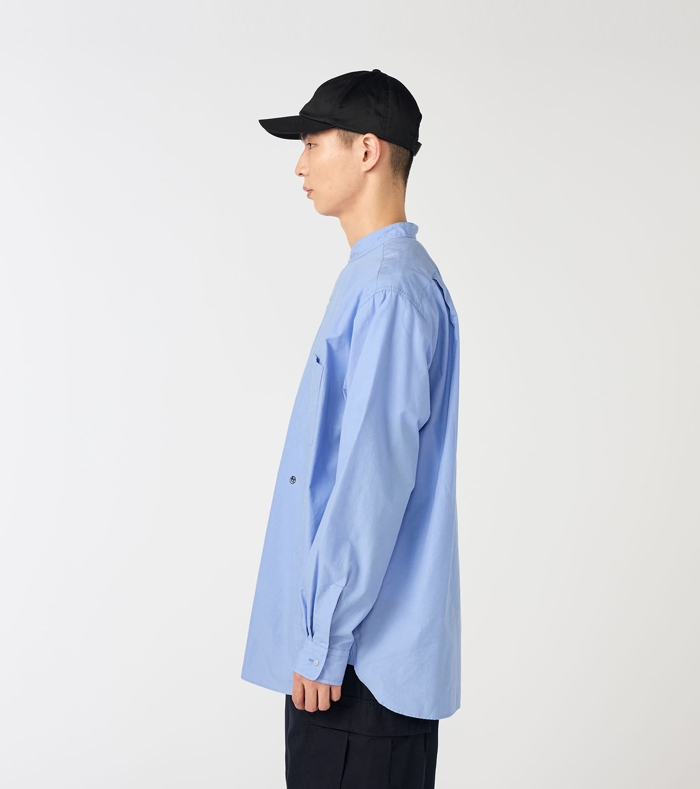 Band Collar Wind Shirt