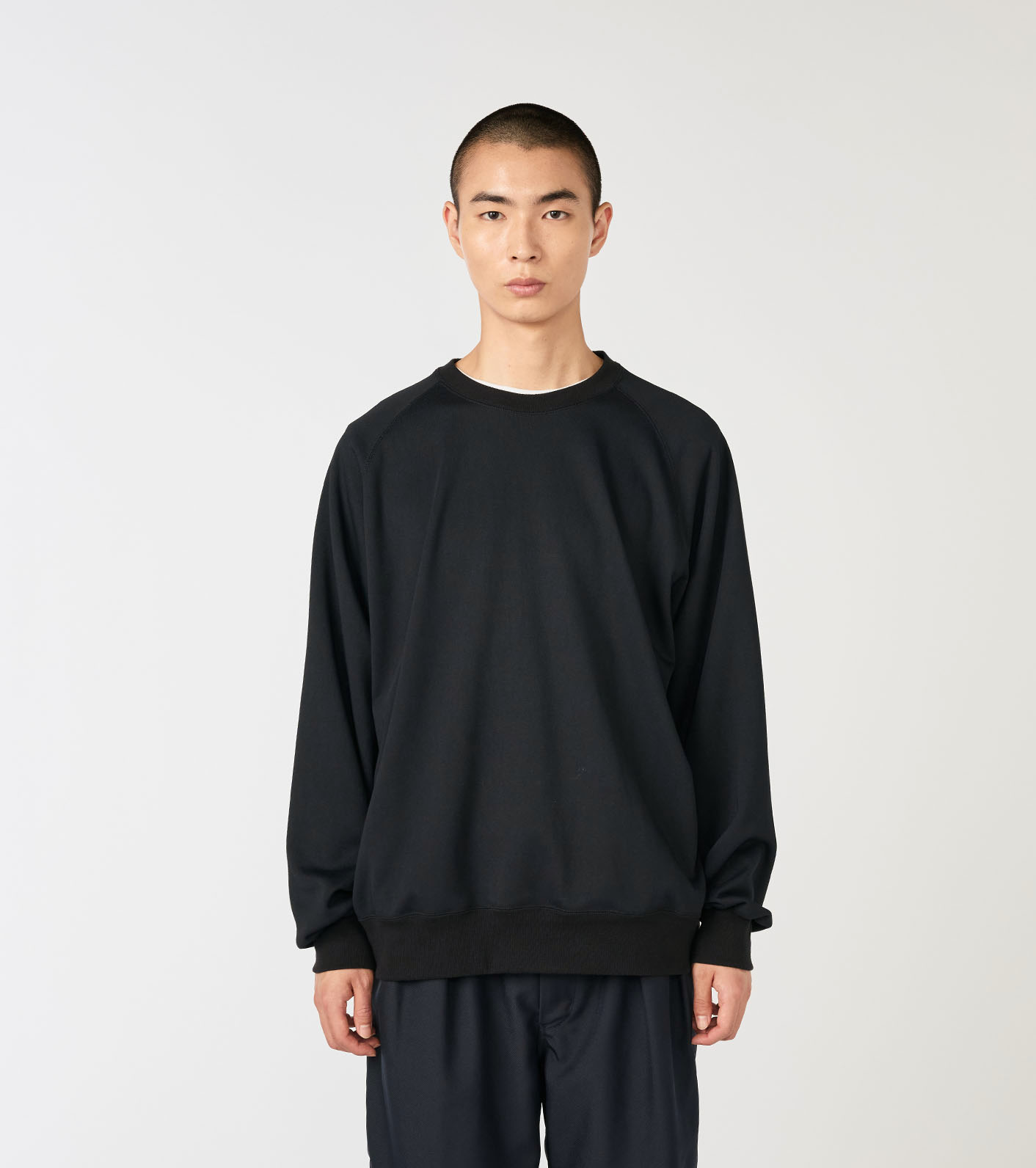 Polyester Pile Crew Neck Sweat