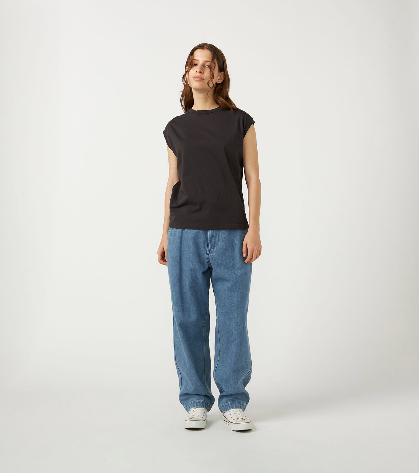 Denim Wide Tapered Field Pants