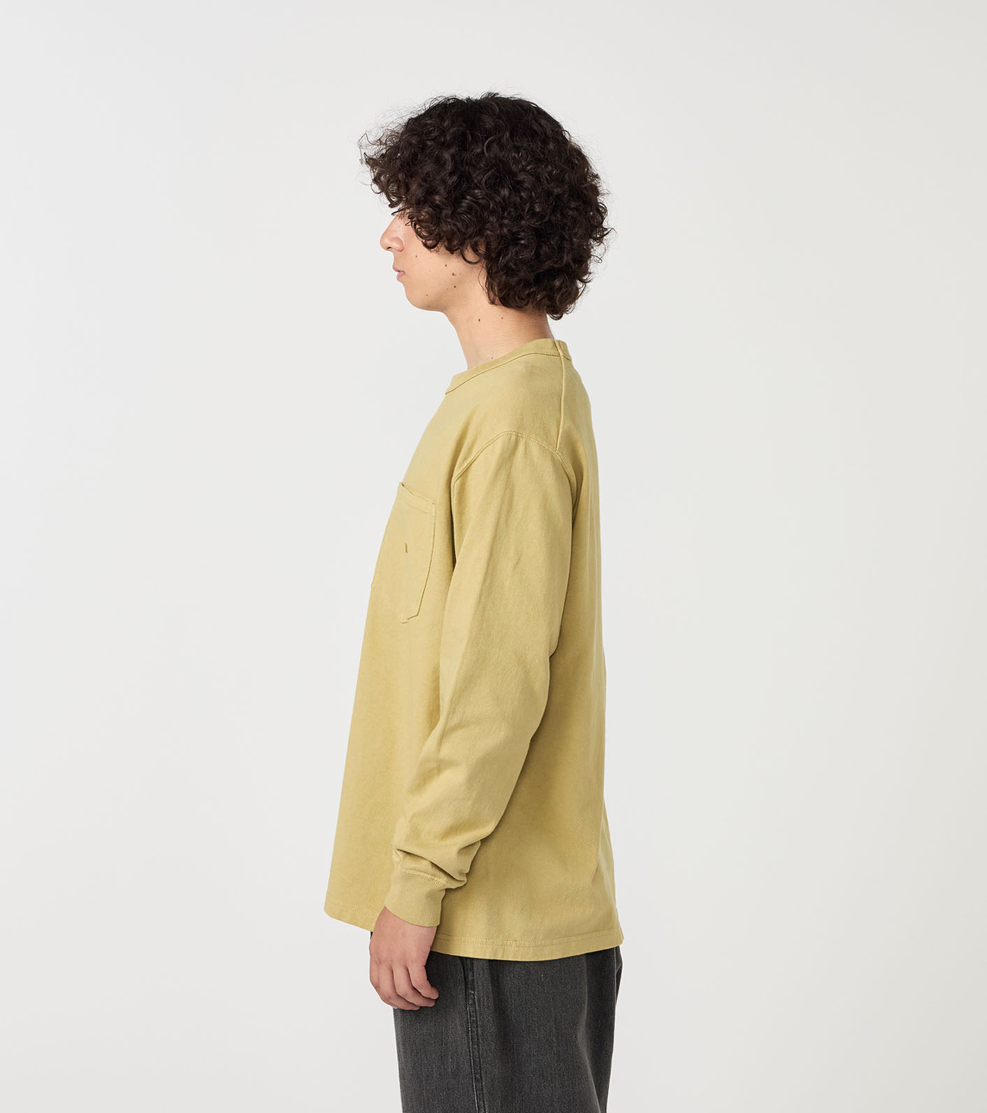 8oz Field Long Sleeve Pocket Tee