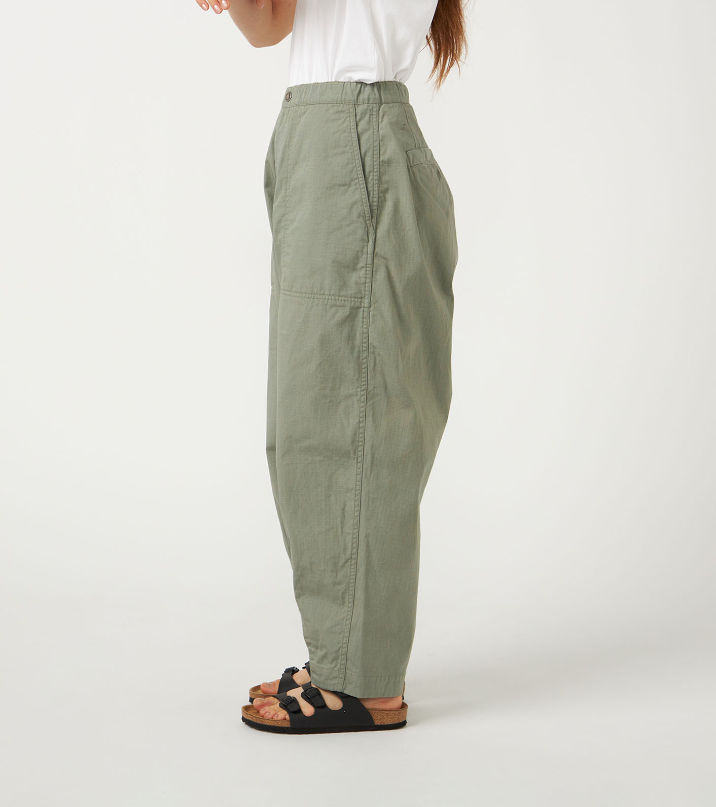 Ripstop Wide Cropped Field Pants