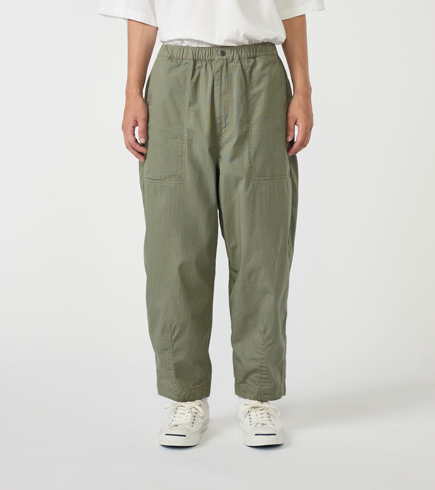 Ripstop Wide Cropped Field Pants