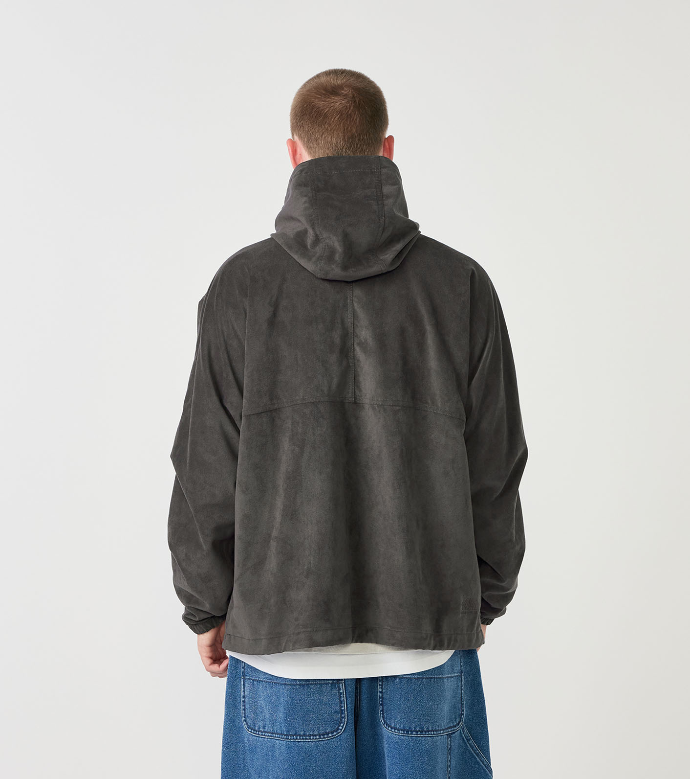 Synthetic Leather Mountain Wind Parka
