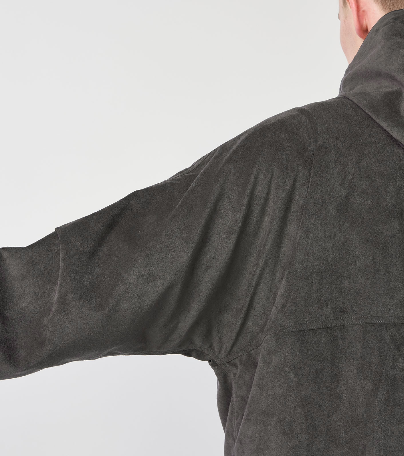 Synthetic Leather Mountain Wind Parka