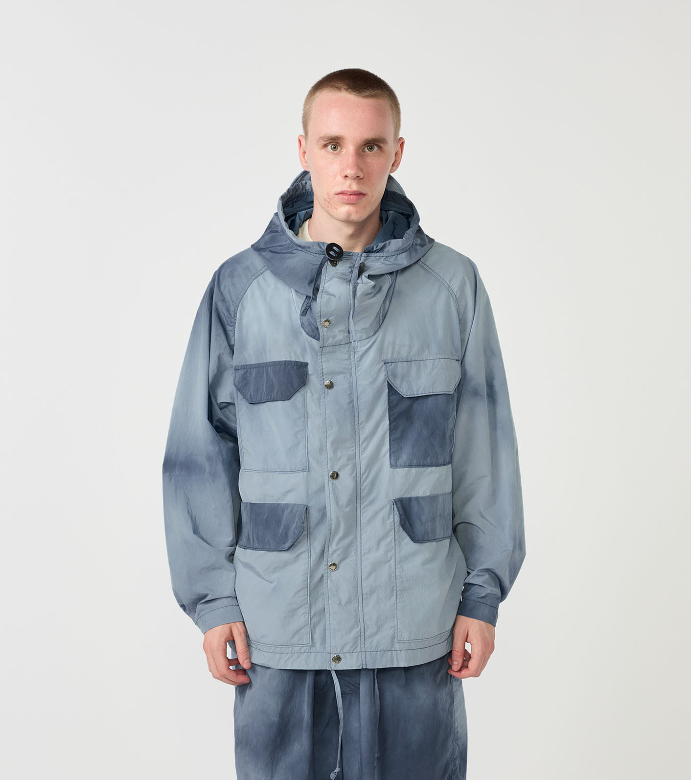 Uneven Dyed Field Mountain Parka