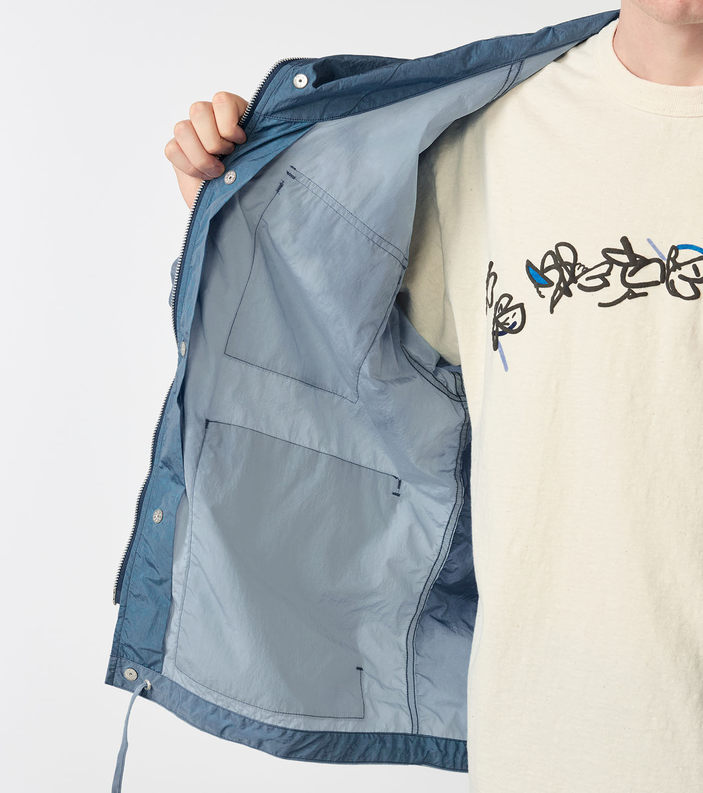 Uneven Dyed Field Mountain Parka