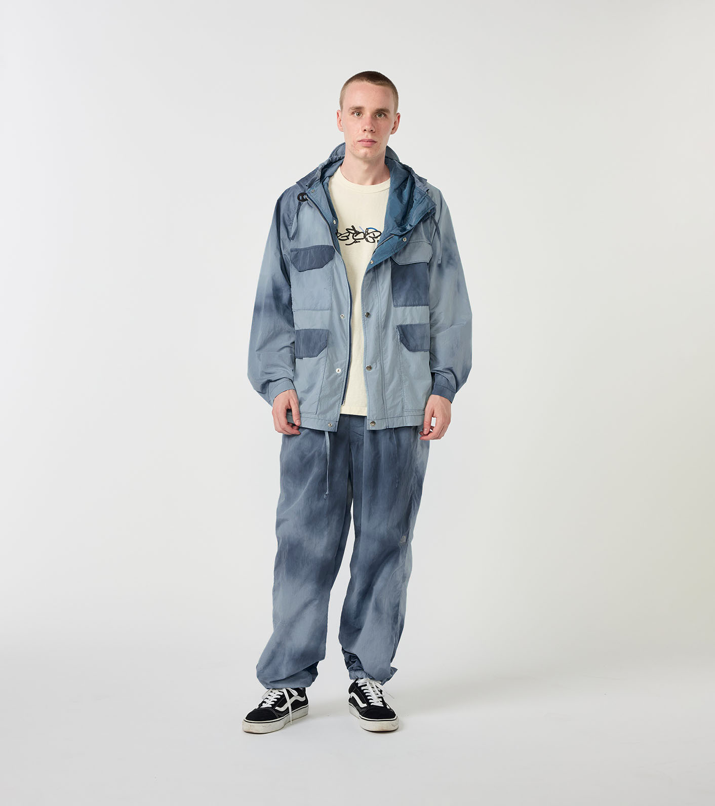 Uneven Dyed Field Mountain Parka