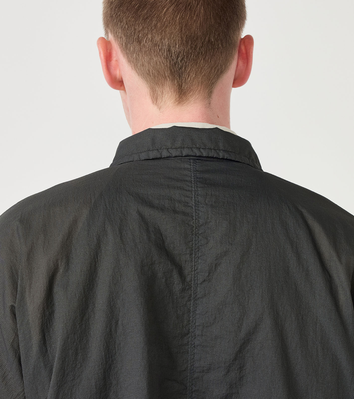 Garment Dyed Nylon Ripstop Field Shirt Jacket