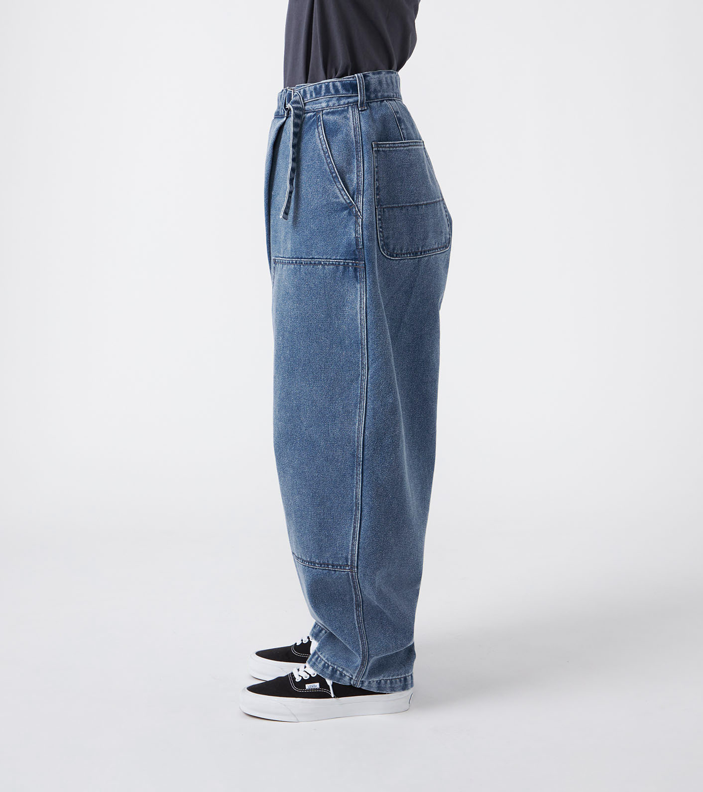 Indigo Field Wrap Pants