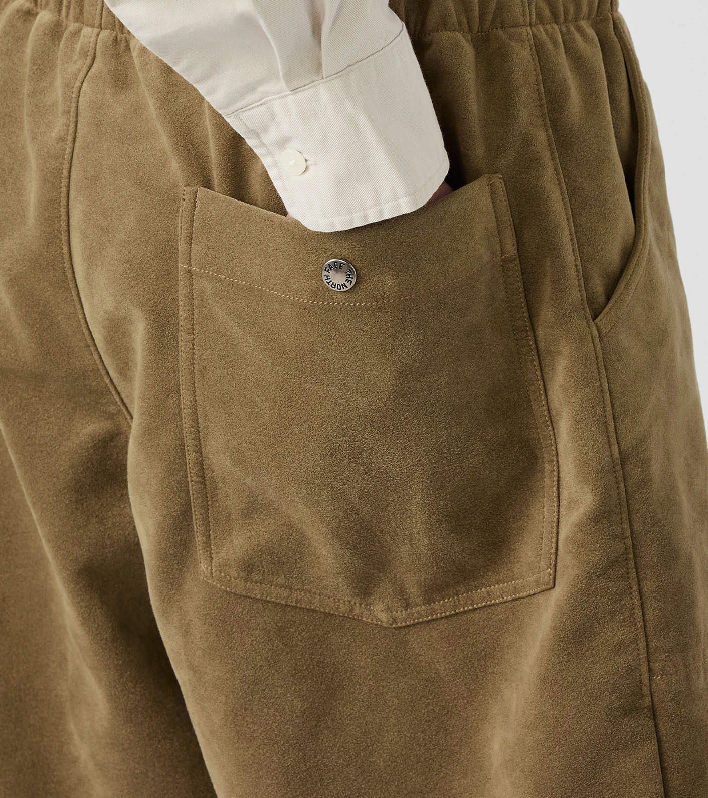 Synthetic Leather Field Shorts