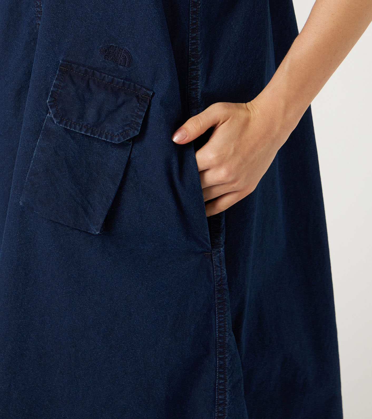 Cotton Nylon Weather Field Jumper Dress