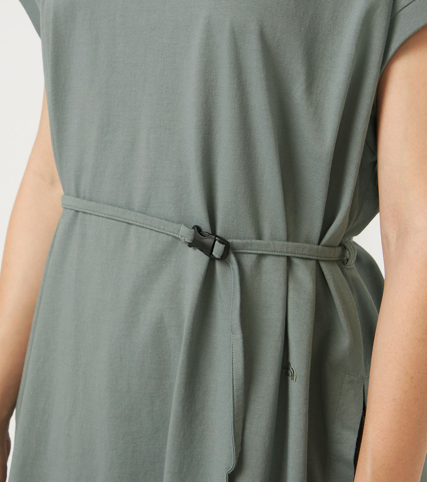 Garment Dyed Field Belted Dress