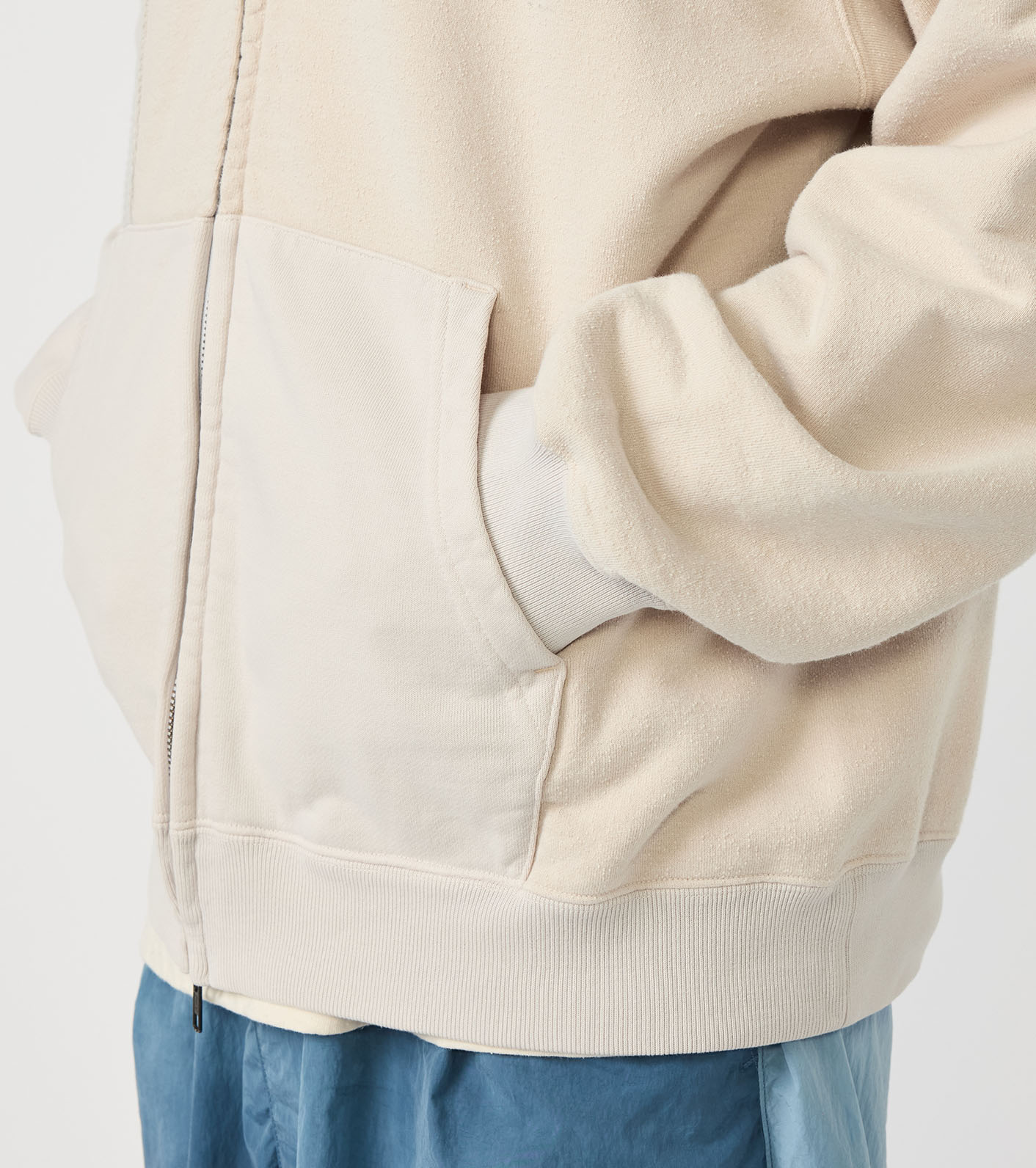 Field Patchworked Zip Up Parka