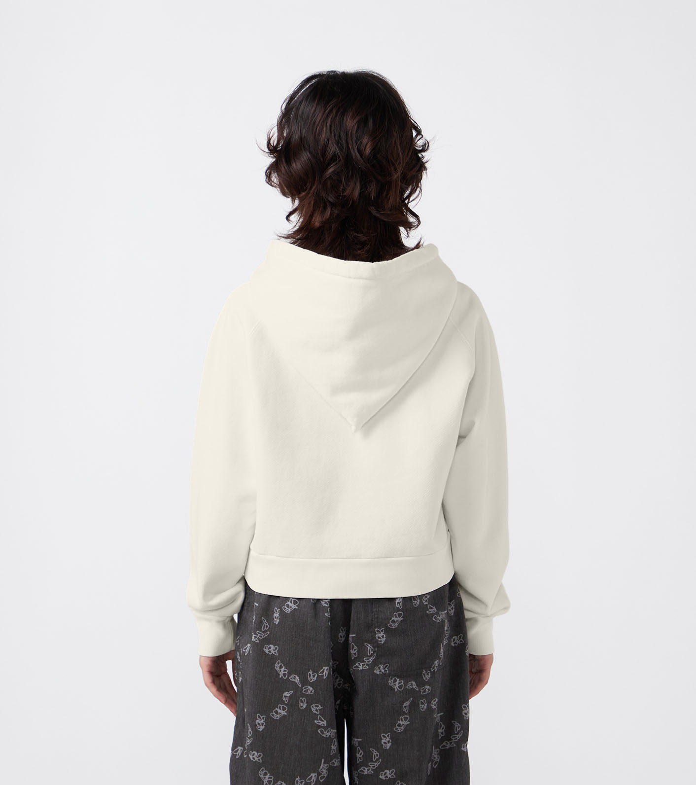 Garment Dyed Field Cropped Hoodie
