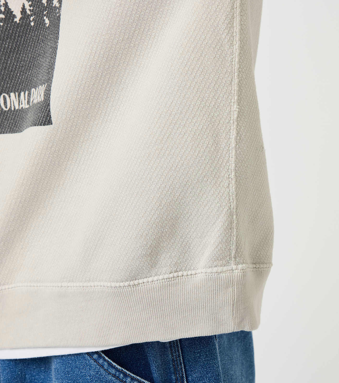 Garment Dyed Field Long Sleeve Crewneck