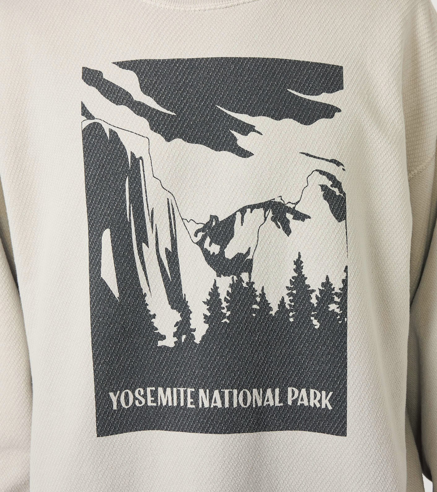 Garment Dyed Field Long Sleeve Crewneck