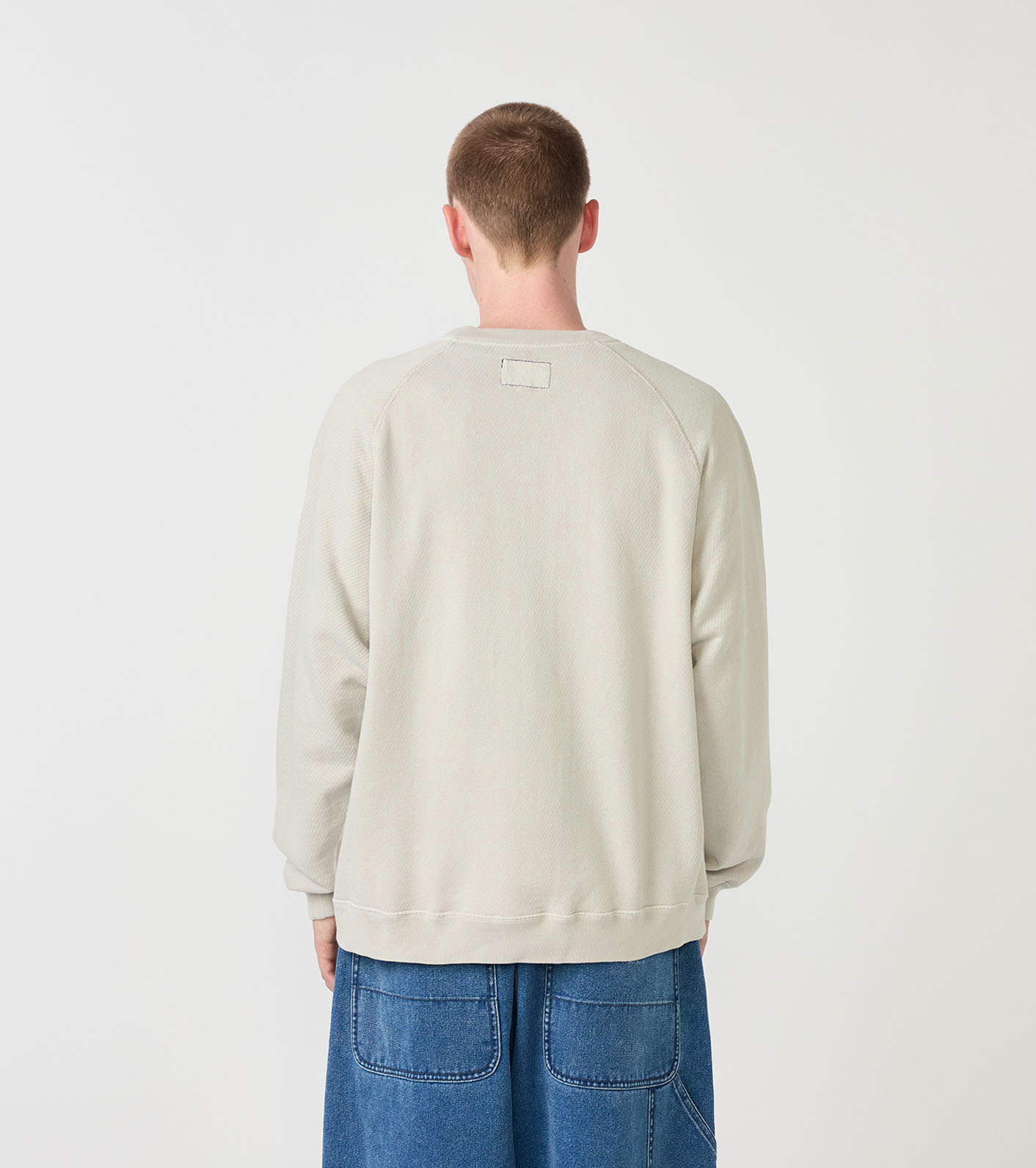 Garment Dyed Field Long Sleeve Crewneck