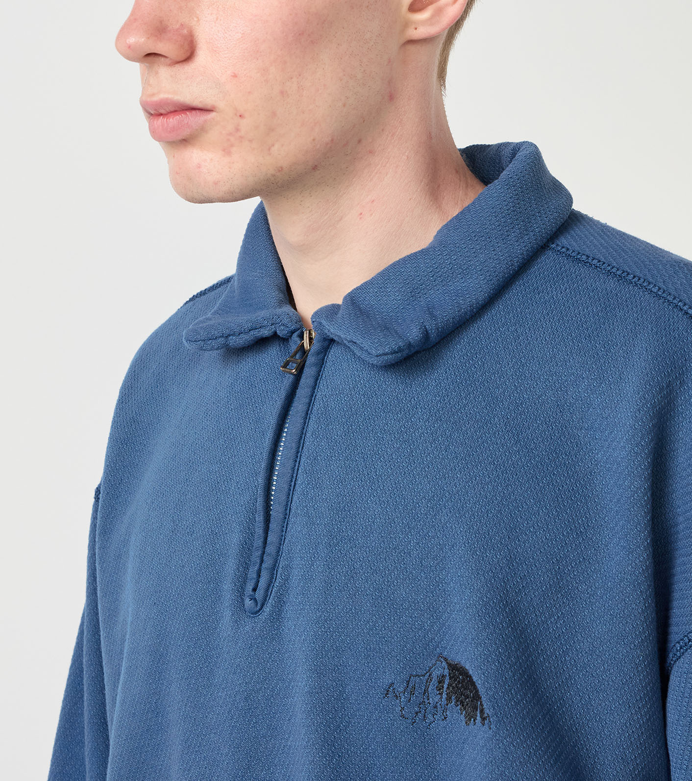 Garment Dyed Field Half Zip
