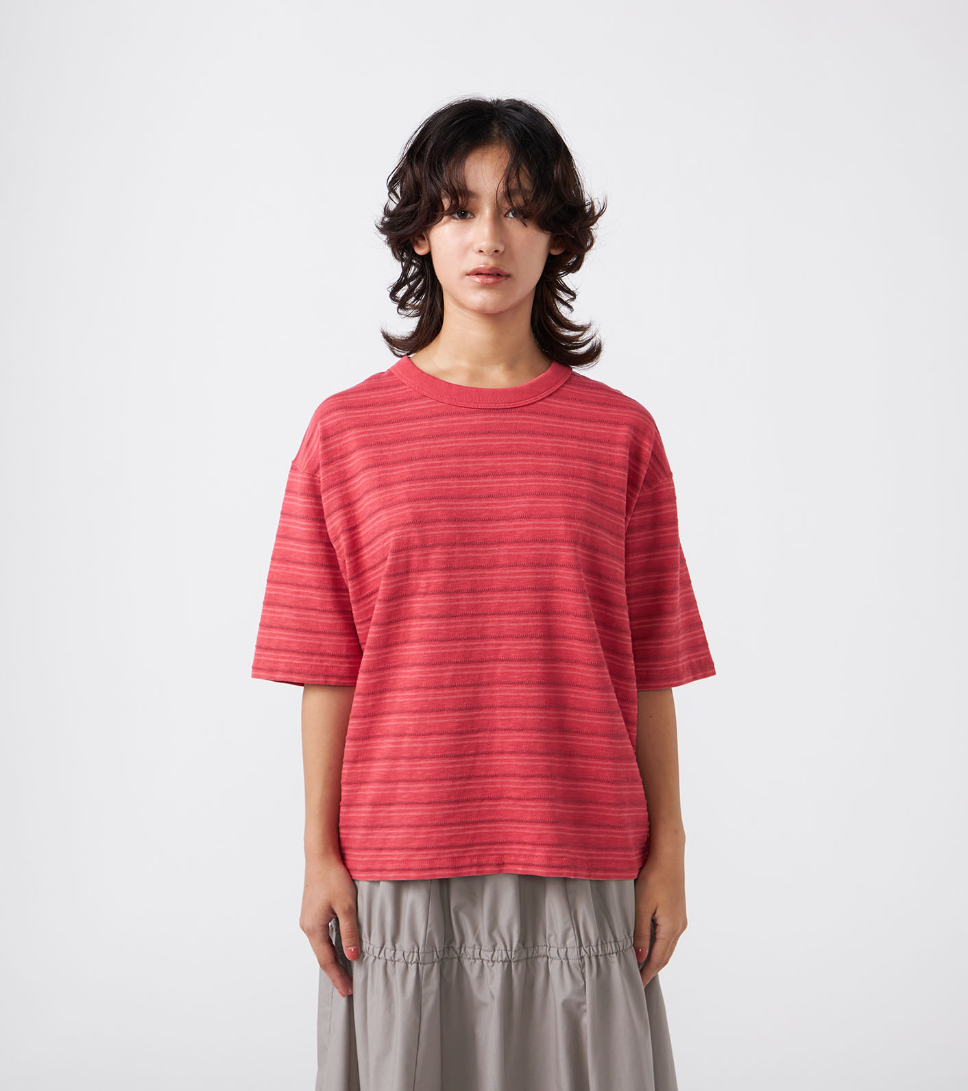 Garment Dyed Jacquard Field Tee