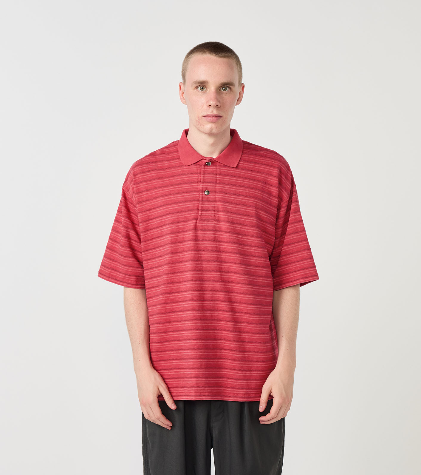 Garment Dyed Jacquard Field Polo
