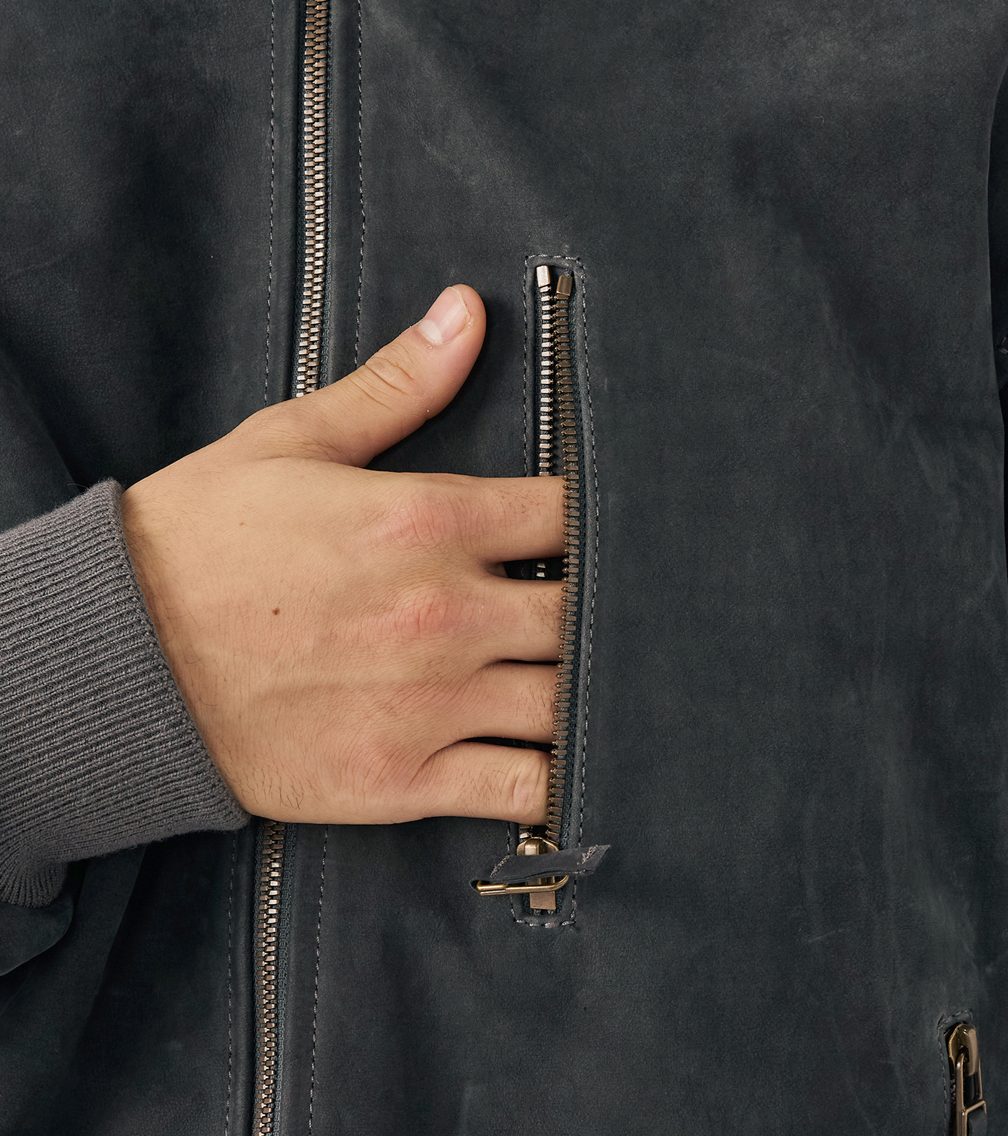 nanamica Exclusive Leather Jacket