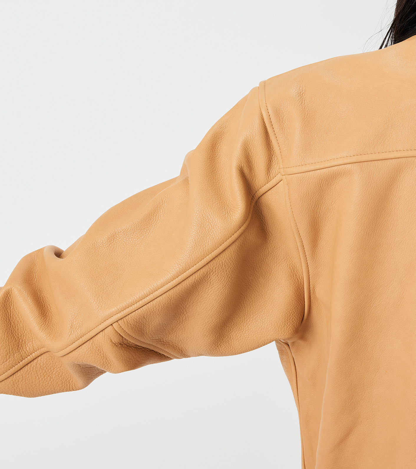 nanamica Exclusive Leather Varsity Jacket