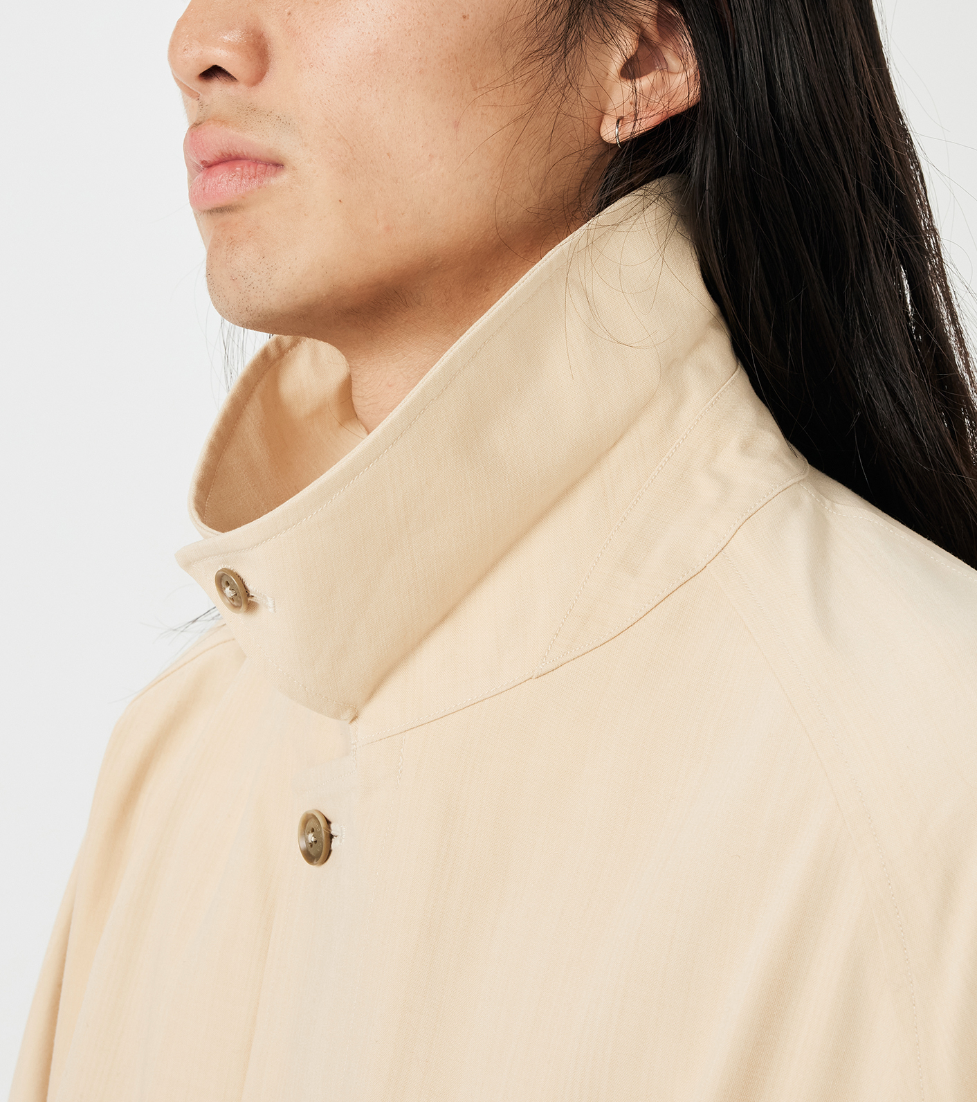 Brewed Protein Balmacaan Coat