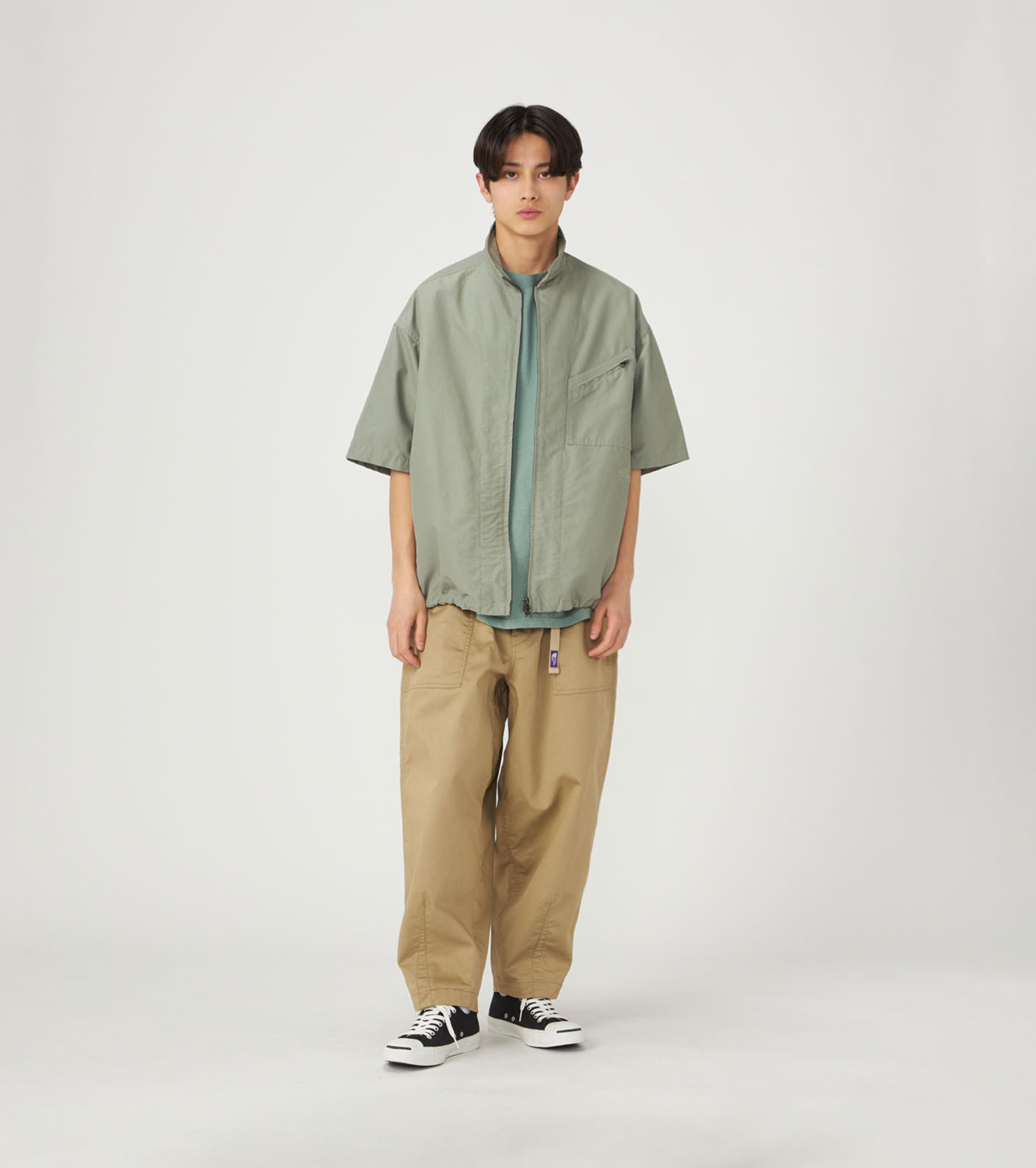 Double Peak Field Short Sleeve Jacket