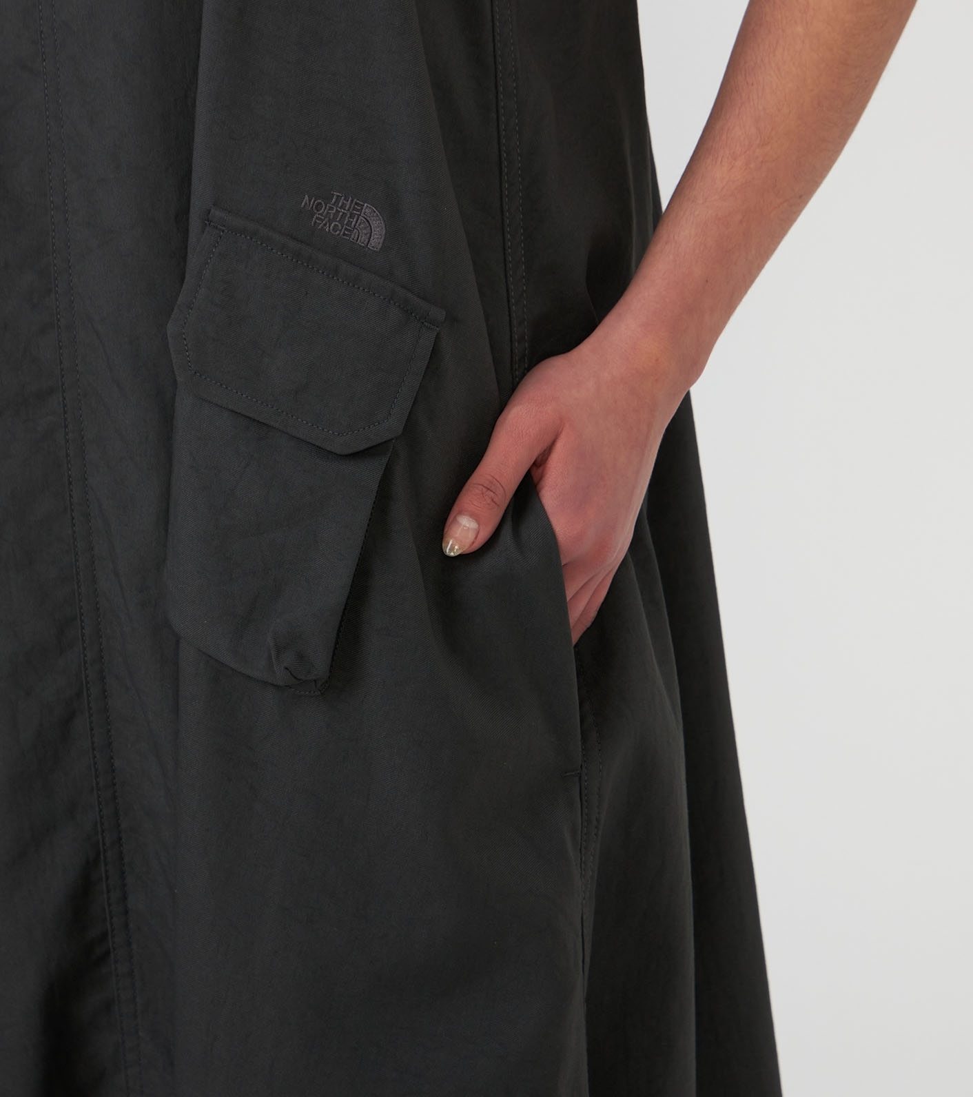 Nylon Twill Field Jumper Dress