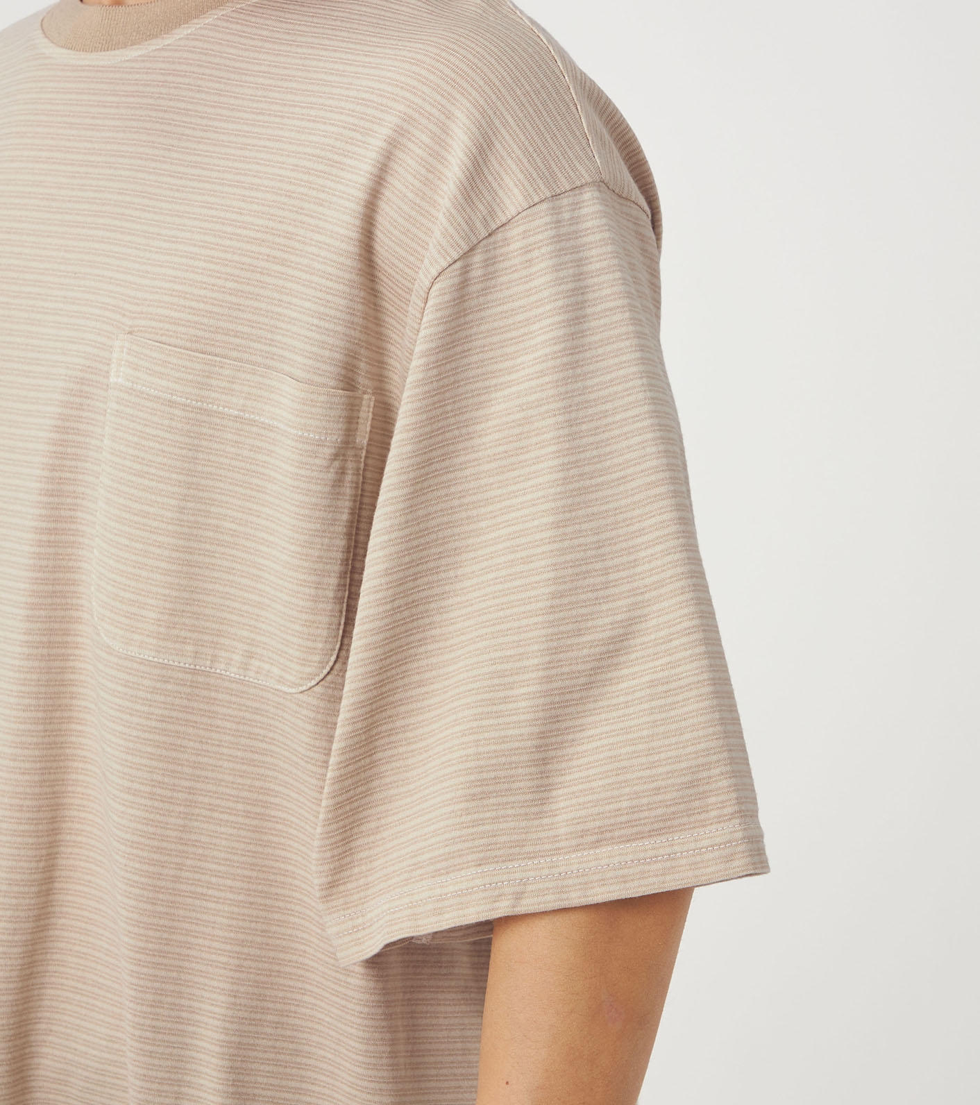 Garment Dyed Border Pk Tee