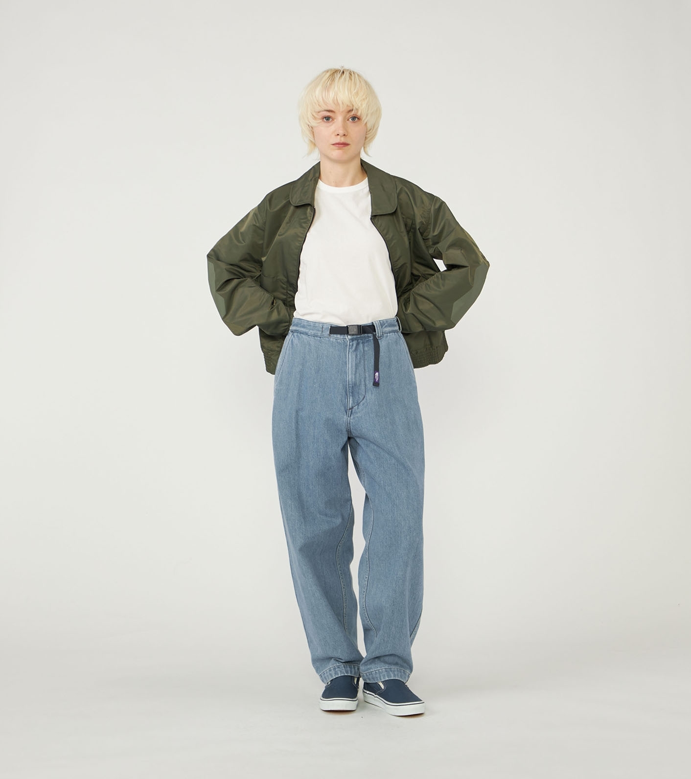 Denim Wide Tapered Field Pants